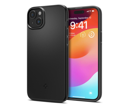 Etui / obudowa na smartfona Spigen Thin Fit do iPhone 15 Plus black